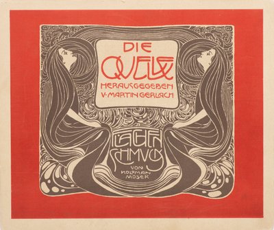 A forrás, 1901. alkotó: Koloman Moser