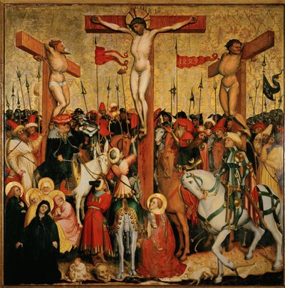 Crucifixion (festmény fára) alkotó: Konrad Laib