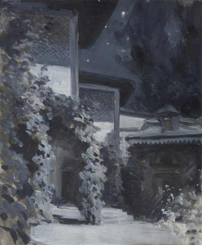 Bakhchisaray palota. Illusztráció A. Puskin A Bahçesaray szökőkút című verséhez alkotó: Konstantin Alekseevich Korovin