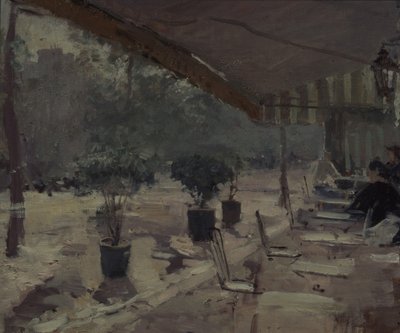 Kávézó Párizsban, 1890-es évek alkotó: Konstantin Alekseevich Korovin