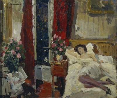 A szobában alkotó: Konstantin Alekseevich Korovin