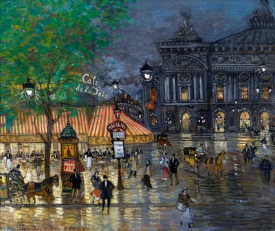 Opera tér, Párizs alkotó: Konstantin Alekseevich Korovin
