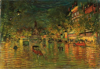 Köztársaság tér, Párizs alkotó: Konstantin Alekseevich Korovin