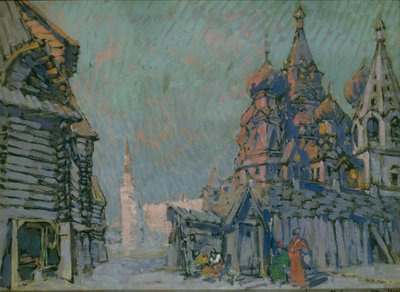Színpadterv M. Muszorgszkij Khovanshchina című operájához, 1911 alkotó: Konstantin Alekseevich Korovin