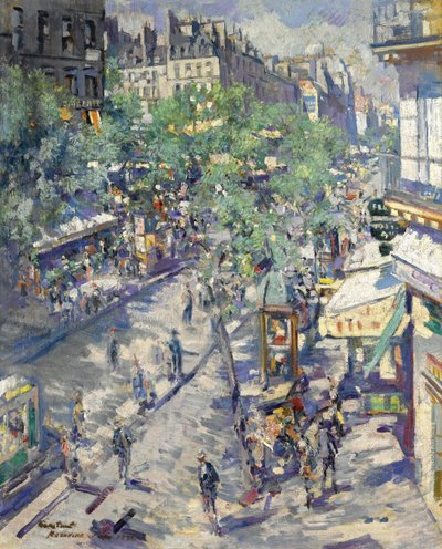A Boulevard de Sebastopol Párizsban, 1923 alkotó: Konstantin Alekseevich Korovin