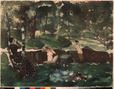 Fürdőzők alkotó: Konstantin Andreevic Somov