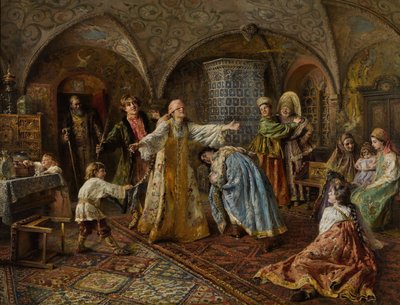 Blind Mans Bluff. alkotó: Konstantin Egorovich Makovsky