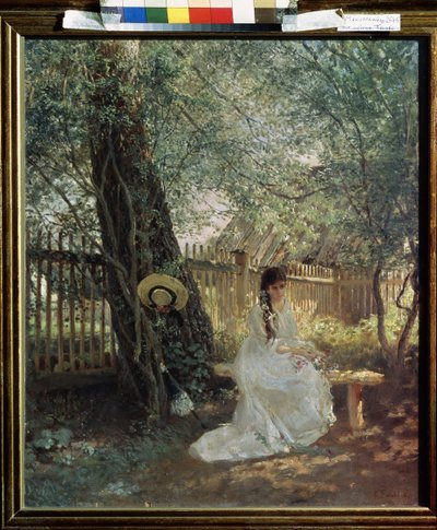 A kertben alkotó: Konstantin Egorovich Makovsky