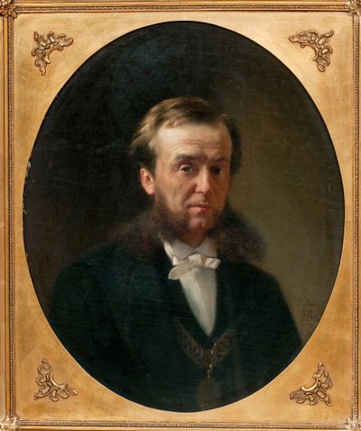 Piotr Alekszandrovics Valouiev gróf portréja (Pjotr ​​Alekszandrovics Valuev) (1815-1890) – Konsztantyin Jegorovics Makovszkij (1839-1915) peinture, kartondoboz alkotó: Konstantin Egorovich Makovsky