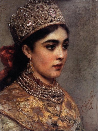 A bojár nő, 1890 alkotó: Konstantin Egorovich Makovsky