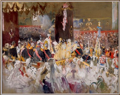 Miklós császár megkoronázása a Nagyboldogasszony székesegyházban) alkotó: Konstantin Egorovich Makovsky