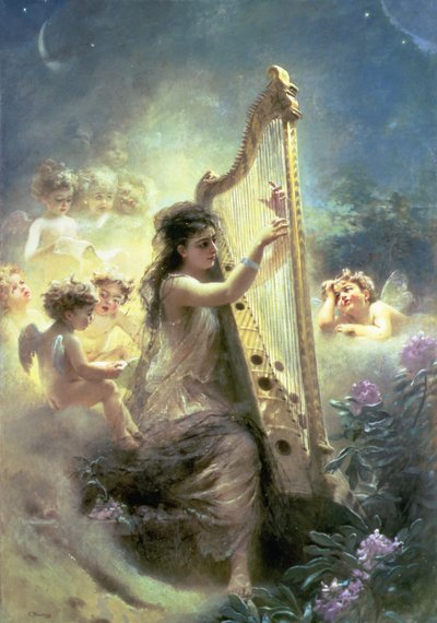 A szerelem étele (olaj, vászon) alkotó: Konstantin Egorovich Makovsky