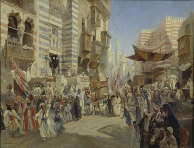 A Szent Szőnyeg átadása Kairóban, 1876 alkotó: Konstantin Egorovich Makovsky