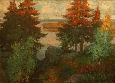 Őszi táj, 1920 alkotó: Konstantin Ivanovich Gorbatov