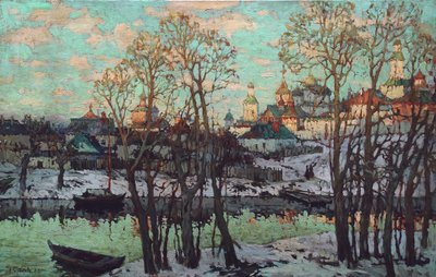 Városkép”, 1915. alkotó: Konstantin Ivanovich Gorbatov