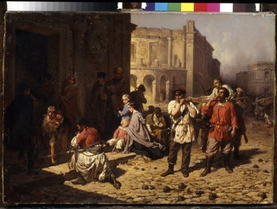 Szevasztopol ostroma 1854-ben alkotó: Konstantin Nikolaevich Filippov
