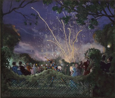 Tűzijáték, 1929 alkotó: Konstantin Somov