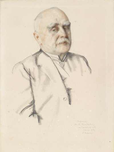Mihail Vasziljevics Braikevics portréja, 1934 alkotó: Konstantin Somov