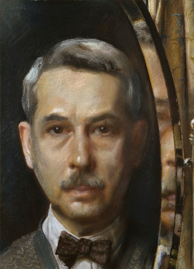 Önarckép tükörben, 1928 alkotó: Konstantin Somov