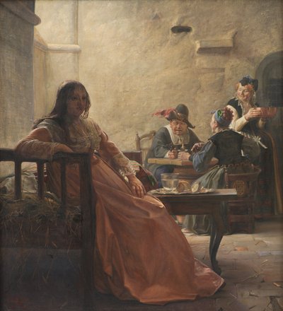 Leonora Christina a börtönben alkotó: Kristian Zahrtmann