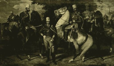 Az 1849-iki Károlyi-huszárezred tisztjei alkotó: Károly Lotz