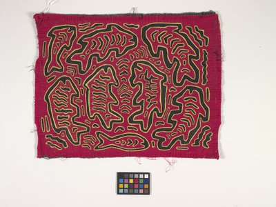 Shirt Panel (Mola) (fotó) alkotó: Kuna Indian Culture