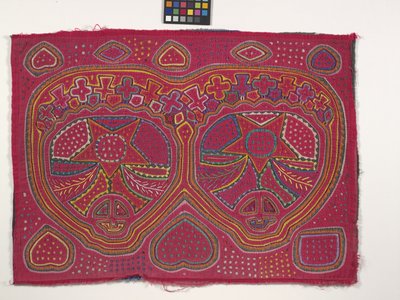 Shirt Panel (Mola) (fotó) alkotó: Kuna Indian Culture