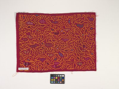 Shirt Panel (Mola) (fotó) alkotó: Kuna Indian Culture