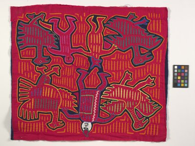 Shirt Panel (Mola) (fotó) alkotó: Kuna Indian Culture