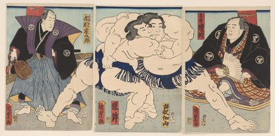 szumó meccs alkotó: Kunisada (II) , Utagawa