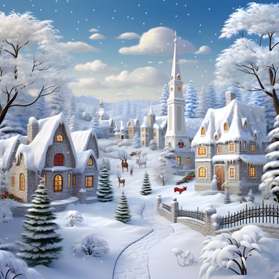 3d Snowy Weihnachten  1 alkotó: Kurt Heppke