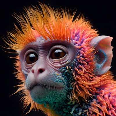 Affe in Farbe 3 alkotó: Kurt Heppke