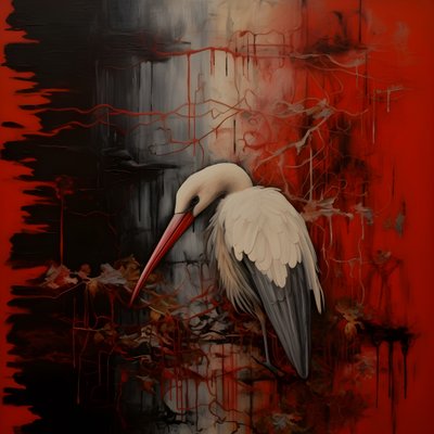 Nő és gólya 2 alkotó: Kurt Heppke