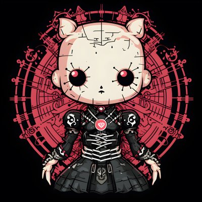 Hello Kitty és Pinhead Shirt Design 3 alkotó: Kurt Heppke