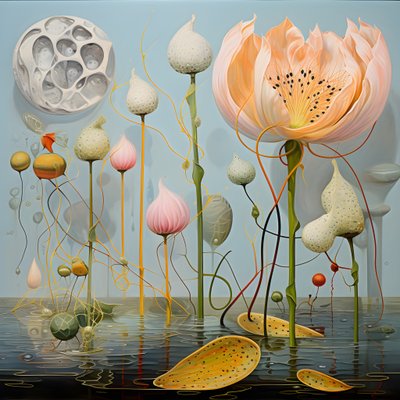 Lotusblumensamenschoten 2 alkotó: Kurt Heppke
