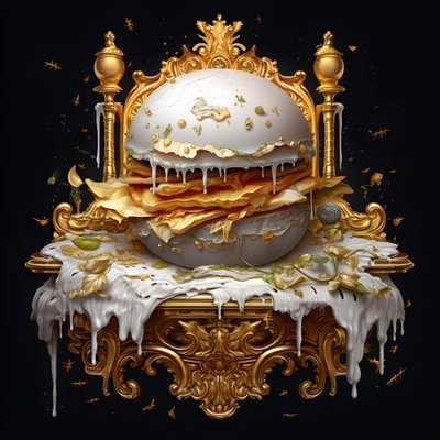 egy fehér márvány burger 2 alkotó: Kurt Heppke