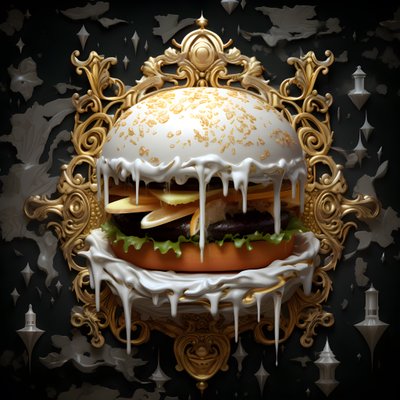 egy fehér márvány burger 4 alkotó: Kurt Heppke