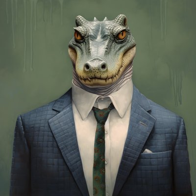 egy krokodil komikus stílusban 1 alkotó: Kurt Heppke