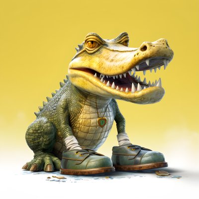 egy krokodil komikus stílusban 4 alkotó: Kurt Heppke