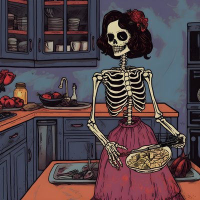 the ghost in the kitchen by maddy connelly artwork 2 alkotó: Kurt Heppke