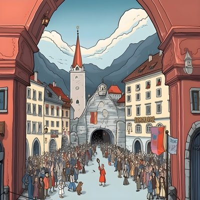 österreich, cartoon 3 alkotó: Kurt Heppke