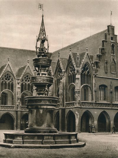 Braunschweig, a régi város városháza, 1931 alkotó: Kurt Hielscher