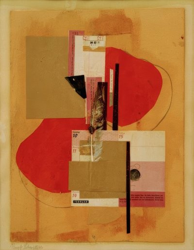2 piros folt alkotó: Kurt Schwitters