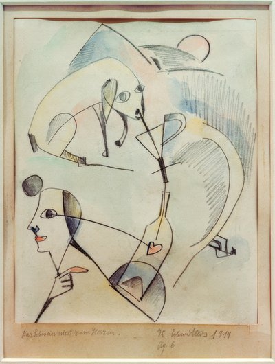A disznó szívig tüsszent alkotó: Kurt Schwitters