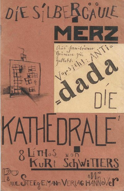 A katedrális. Az ezüst ló, 1920. alkotó: Kurt Schwitters