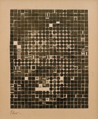 A kör négyzetre emelése – megoldva! alkotó: Kurt Schwitters