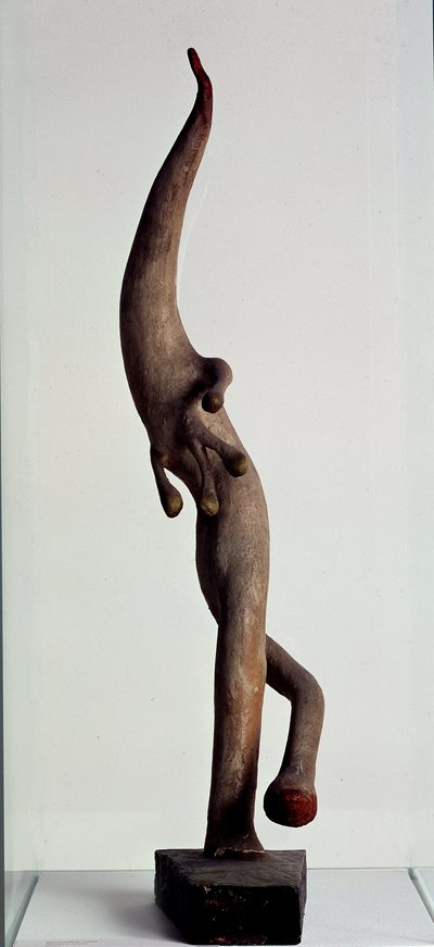 Kurt Schwitters, Fáradt táncos figura (1887-1948) London, E.L.T. Menstruáció alkotó: Kurt Schwitters
