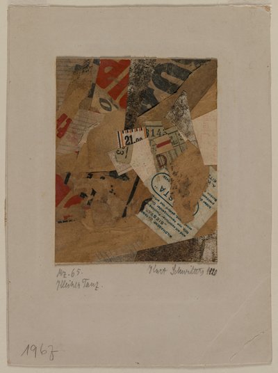 Kis Tánc alkotó: Kurt Schwitters