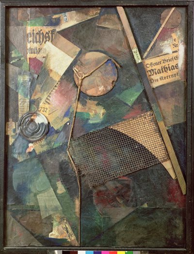 Merzbild alkotó: Kurt Schwitters