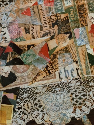 Merz rajz 297 sárga alkotó: Kurt Schwitters